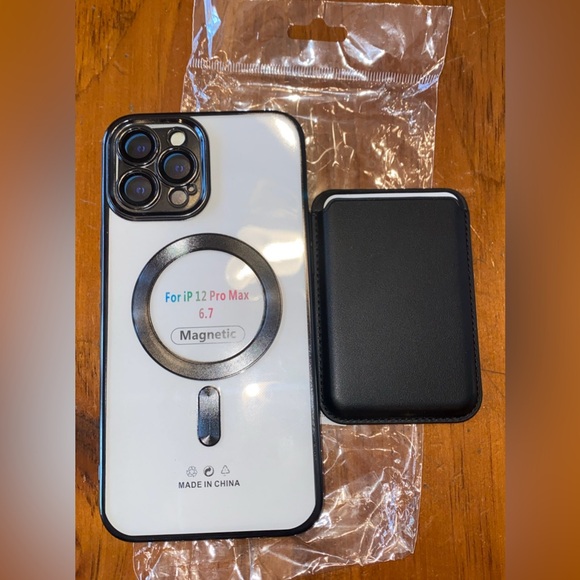 Hython Magnetic Clear Case for iPhone 12 Pro Max Case 6.7 Black   NEW - Picture 12 of 12